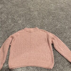 Universal Thread Women's Dusty Pink Turtleneck Sweater